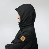fjallraven greenland ziemas  jaka sieviešu  melna