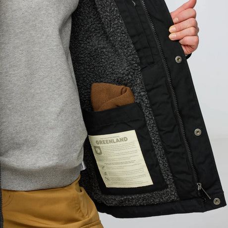 fjallraven greenland ziemas  jaka sieviešu  melna