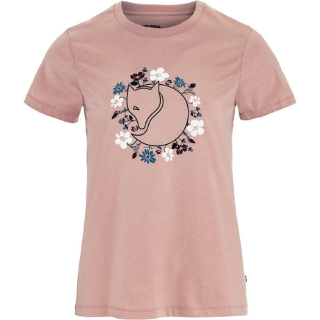Fjallraven T-krekls Fjällblomster Fox sieviešu