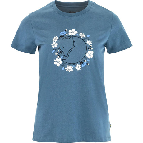 Fjallraven T-krekls Fjällblomster Fox sieviešu
