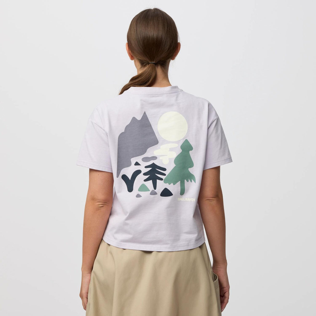 Fjallraven T-krekls Forest Walk sieviešu