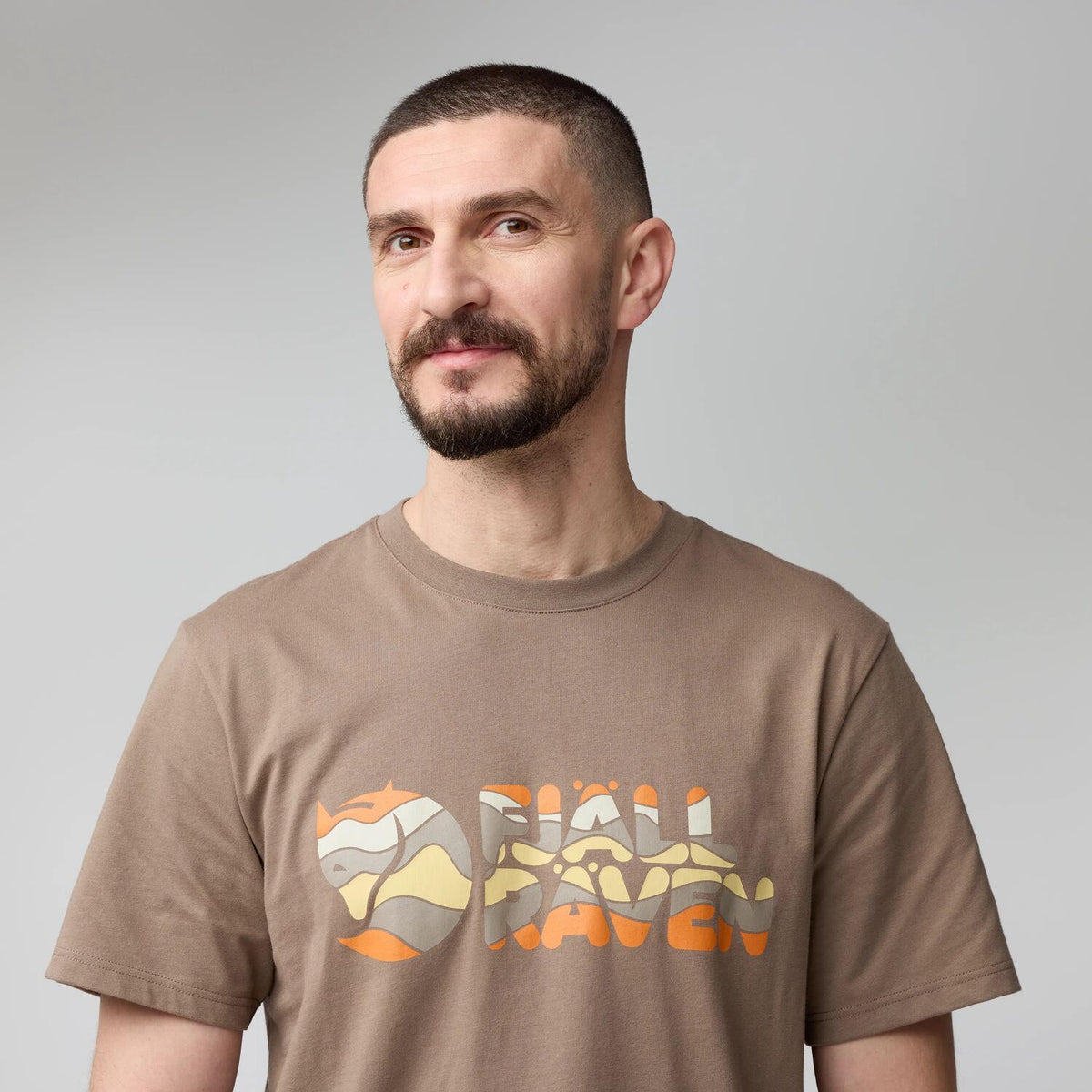 Fjallraven Multicolor logo T-krekls vīriešu