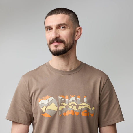 Fjallraven Multicolor logo T-krekls vīriešu