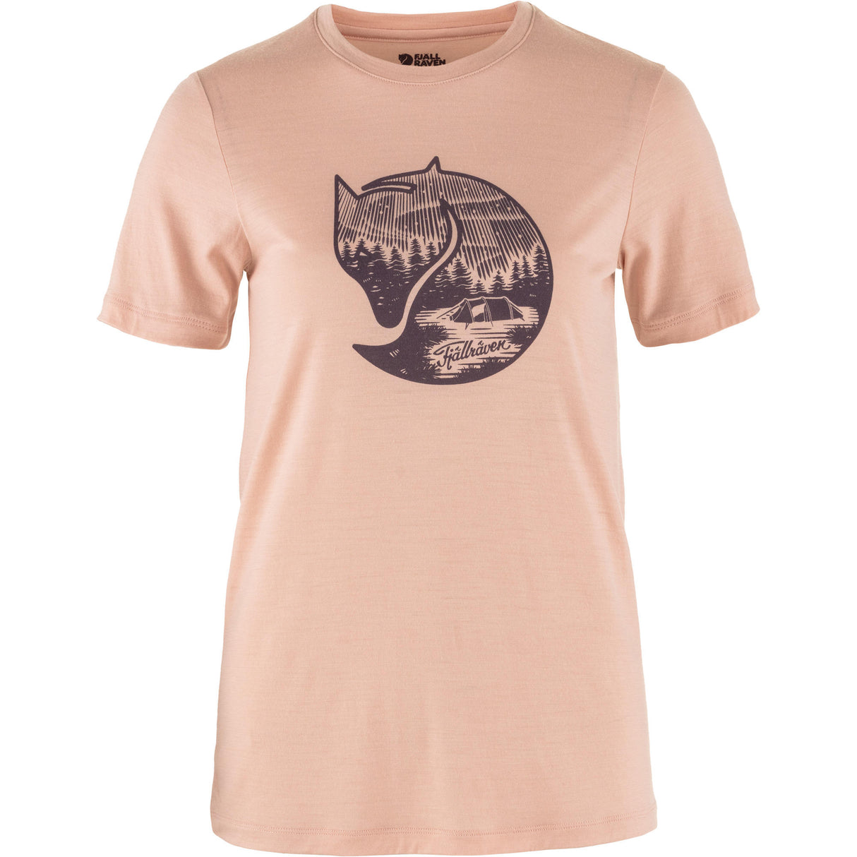 Fjallraven krekls Abisko Wool Fox SS sieviešu