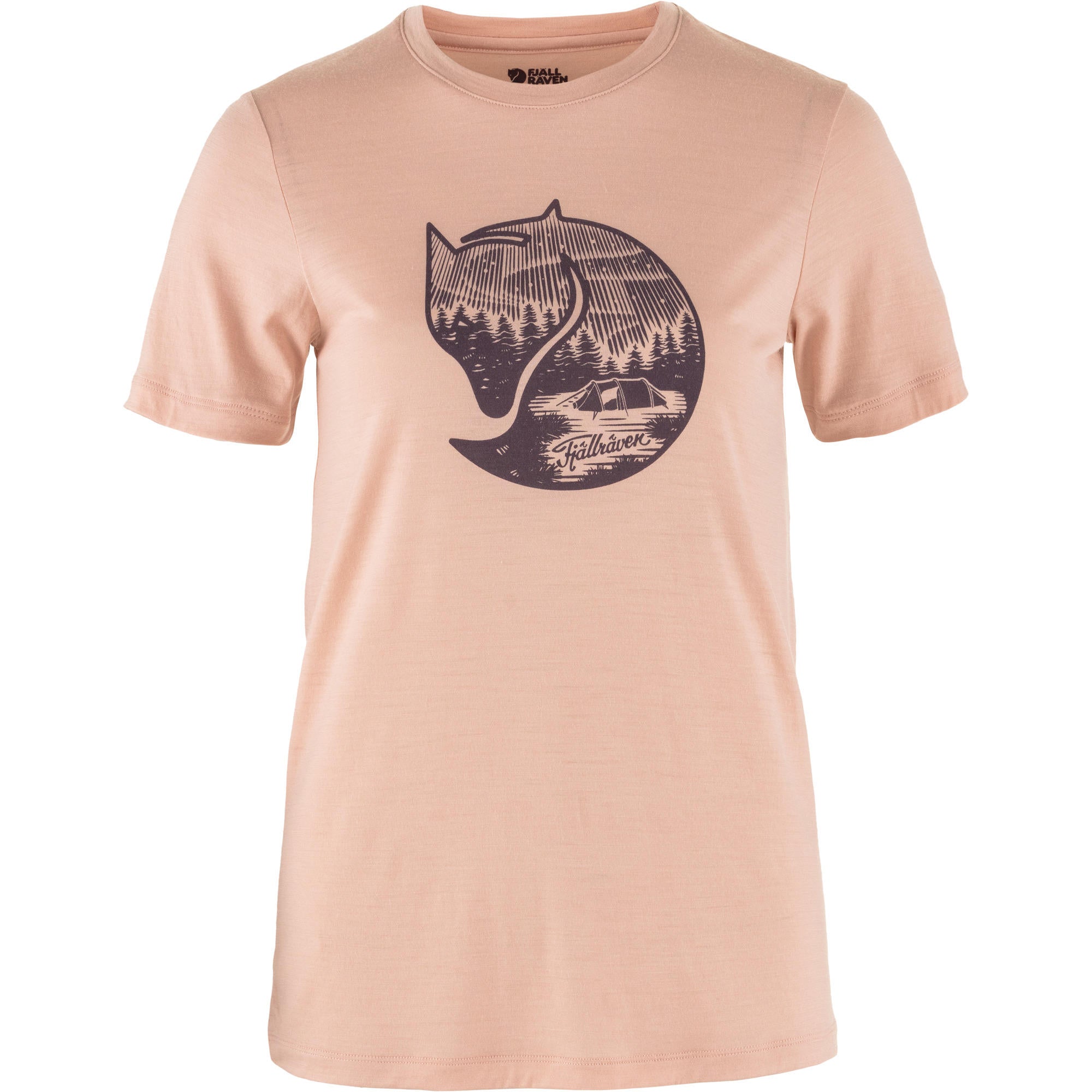 Fjallraven krekls Abisko Wool Fox SS sieviešu