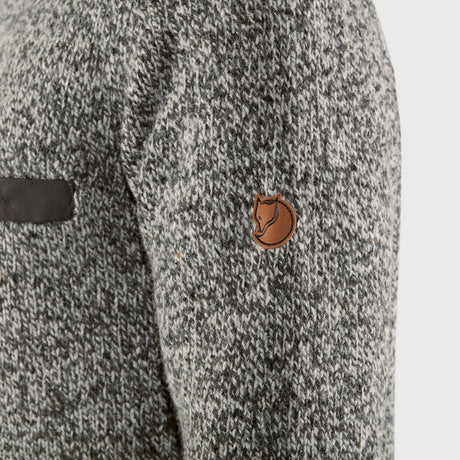 fjallraven lada adīts džemperis pelēks vīriešu