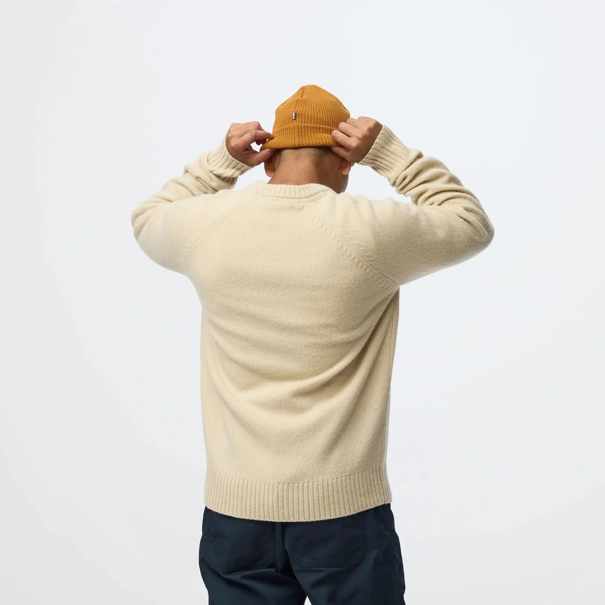 Fjallraven Logo Knit Sweater vilnas džemperis vīriešiem