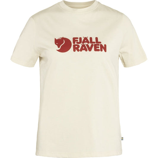 T-krekls Fjallraven Logo Tee sieviešu Chalk white