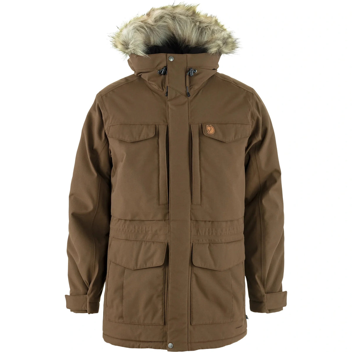 fjallraven nuuk parka vīriešu brūna