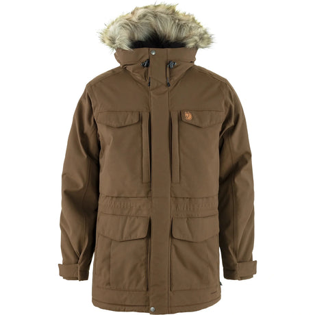 fjallraven nuuk parka vīriešu brūna