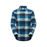 Flaneļa krekls Mammut Trovat Longsleeve sieviešu Neo Mint-Deep Ice