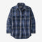 Flaneļa krekls Patagonia Heavyweight Fjord sieviešu Bristlecone: New Navy