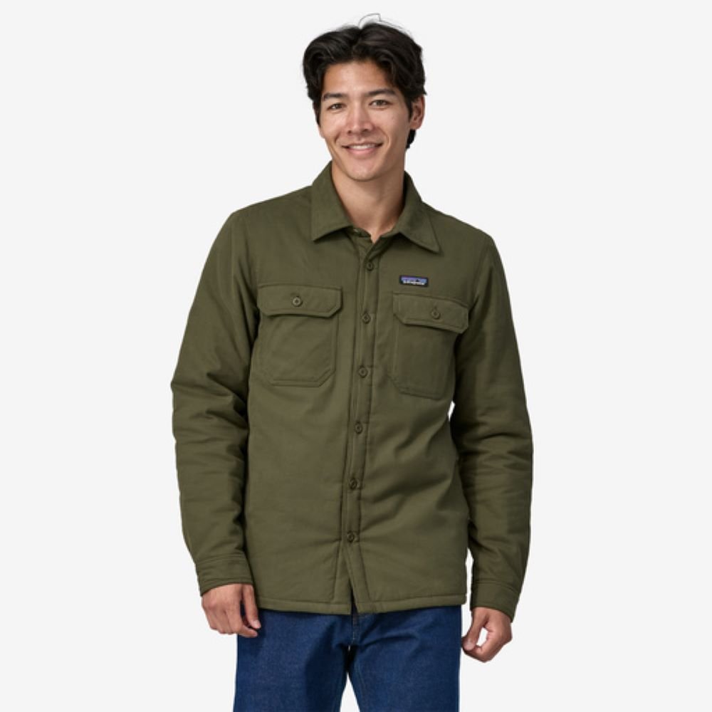 Flaneļa krekls Patagonia Insulated Organic Cotton Midweight Fjord vīriešu