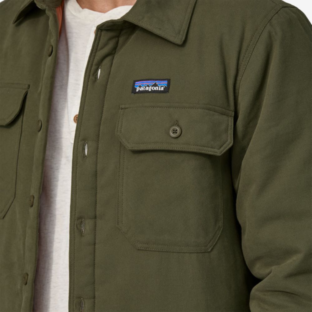 Flaneļa krekls Patagonia Insulated Organic Cotton Midweight Fjord vīriešu