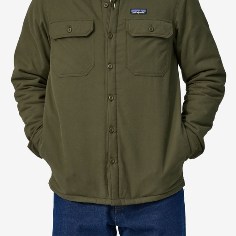 Flaneļa krekls Patagonia Insulated Organic Cotton Midweight Fjord vīriešu