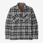 Flaneļa krekls Patagonia Insulated Organic Cotton Midweight Fjord vīriešu Fields: New Navy