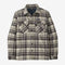 Flaneļa krekls Patagonia Insulated Organic Cotton Midweight Fjord vīriešu Ice Caps: Smolder Blue