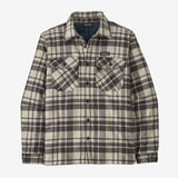 Flaneļa krekls Patagonia Insulated Organic Cotton Midweight Fjord vīriešu Ice Caps: Smolder Blue