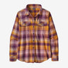 Flaneļa krekls Patagonia Organic Cotton Midweight Fjord sieviešu Sun Rays: Night Plum S