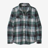 Flaneļa krekls Patagonia Organic Cotton Midweight Fjord sieviešu Guides: Nouveau Green