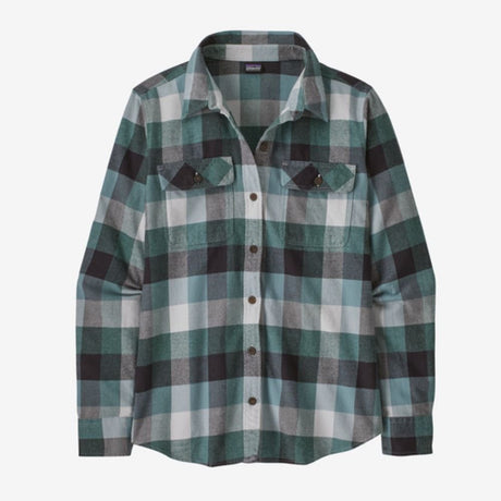 Flaneļa krekls Patagonia Organic Cotton Midweight Fjord sieviešu Guides: Nouveau Green
