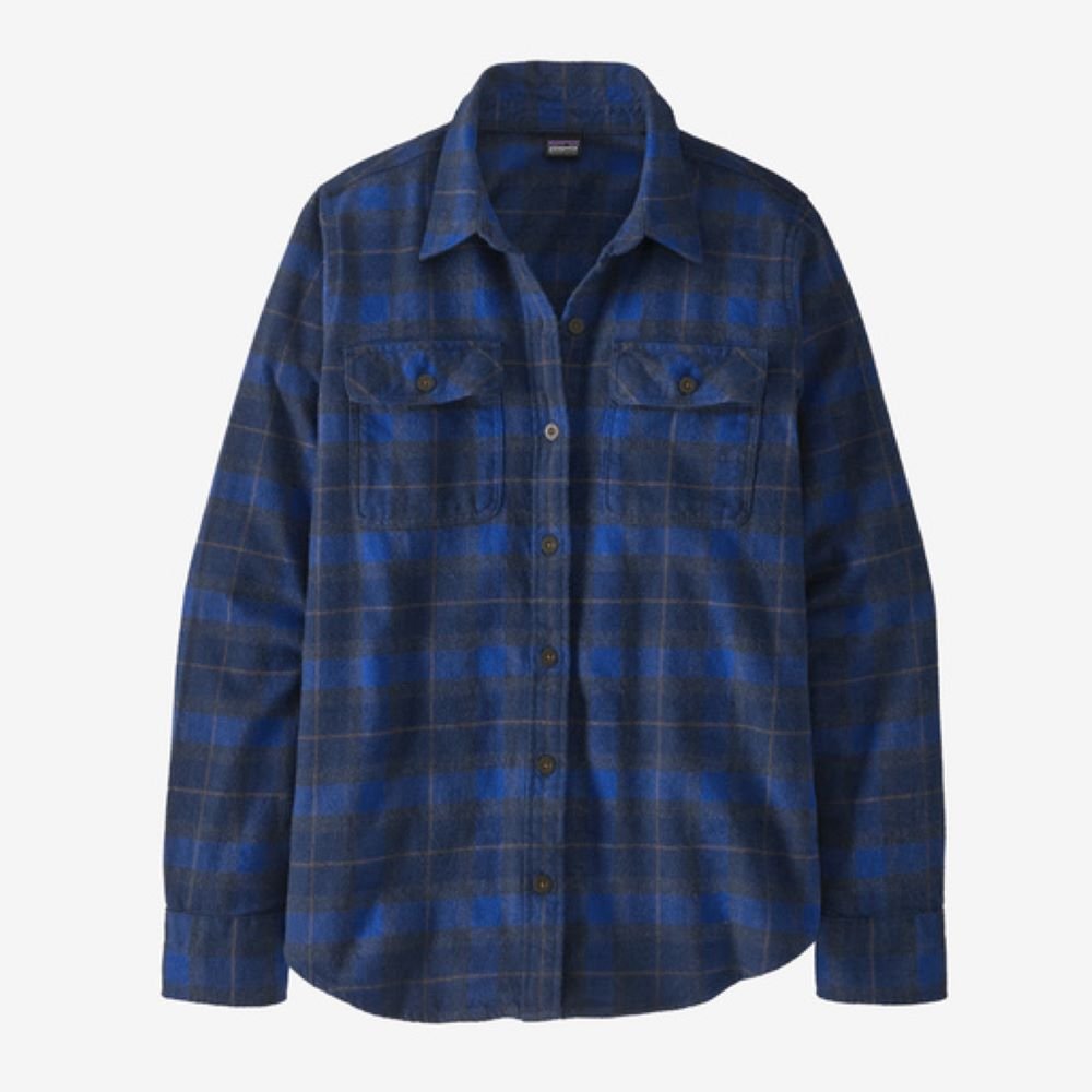 Flaneļa krekls Patagonia Organic Cotton Midweight Fjord sieviešu Vista: New Navy