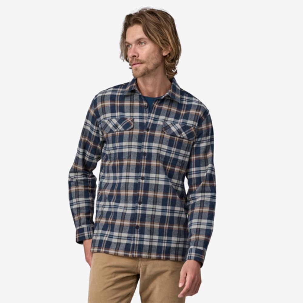 Flaneļa krekls Patagonia Organic Cotton Midweight Fjord vīriešu