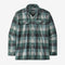 Flaneļa krekls Patagonia Organic Cotton Midweight Fjord vīriešu Guides: Nouveau Green