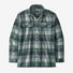 Flaneļa krekls Patagonia Organic Cotton Midweight Fjord vīriešu Guides: Nouveau Green