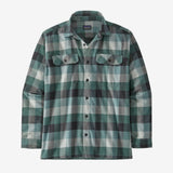 Flaneļa krekls Patagonia Organic Cotton Midweight Fjord vīriešu Guides: Nouveau Green