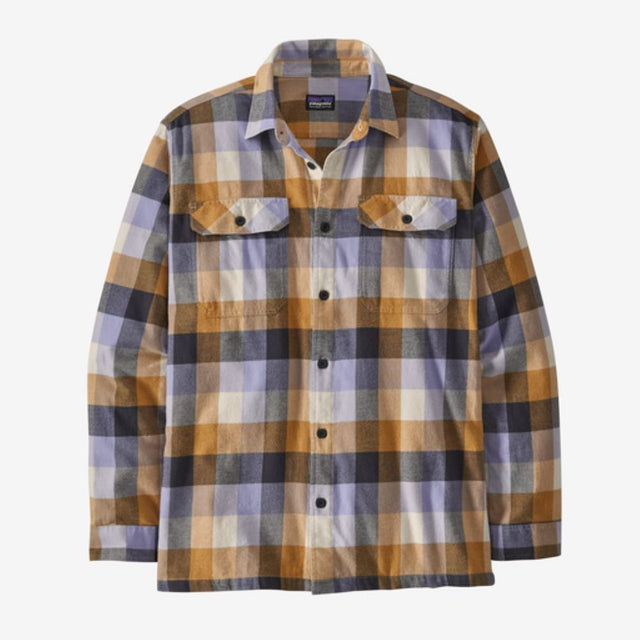 Flaneļa krekls Patagonia Organic Cotton Midweight Fjord vīriešu Guides: Dried Mango