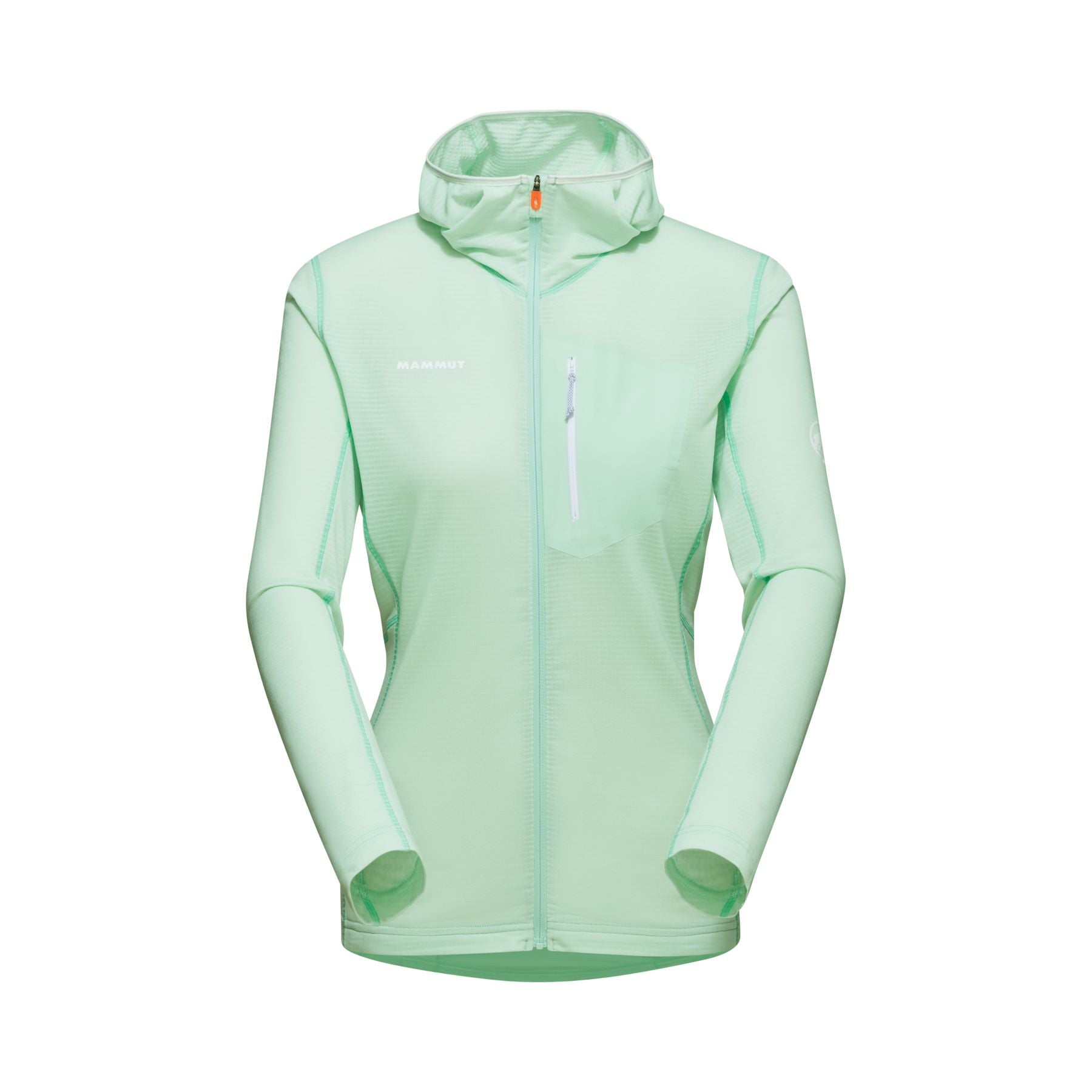 Flīsa jaka Aenergy Light ML Hooded sieviešu Neo Mint M