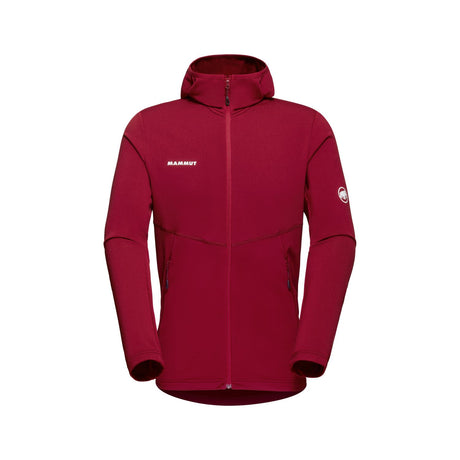 Flīsa jaka Mammut Aconcagua Light Hooded ML vīriešu Blood Red