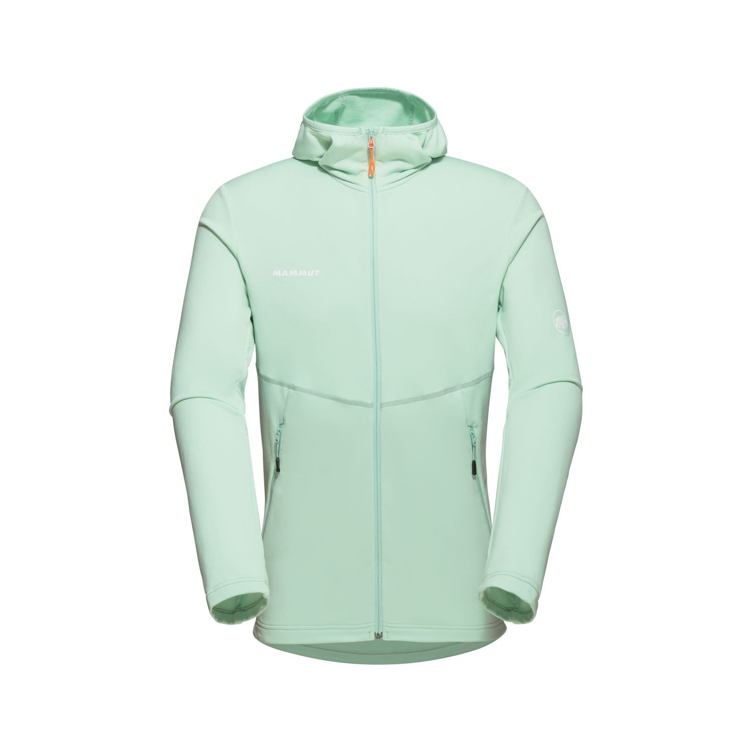 Flīsa jaka Mammut Aconcagua Light Hooded ML vīriešu Neo Mint