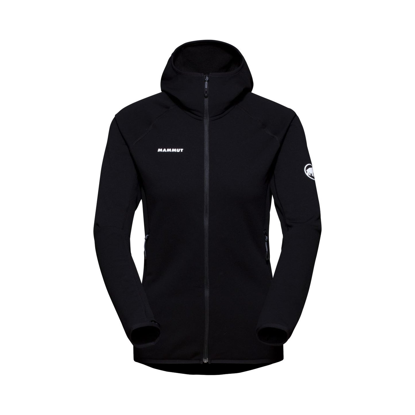 Flīsa jaka Mammut Aconcagua ML Hooded sieviešu Black