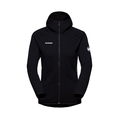 Flīsa jaka Mammut Aconcagua ML Hooded sieviešu Black