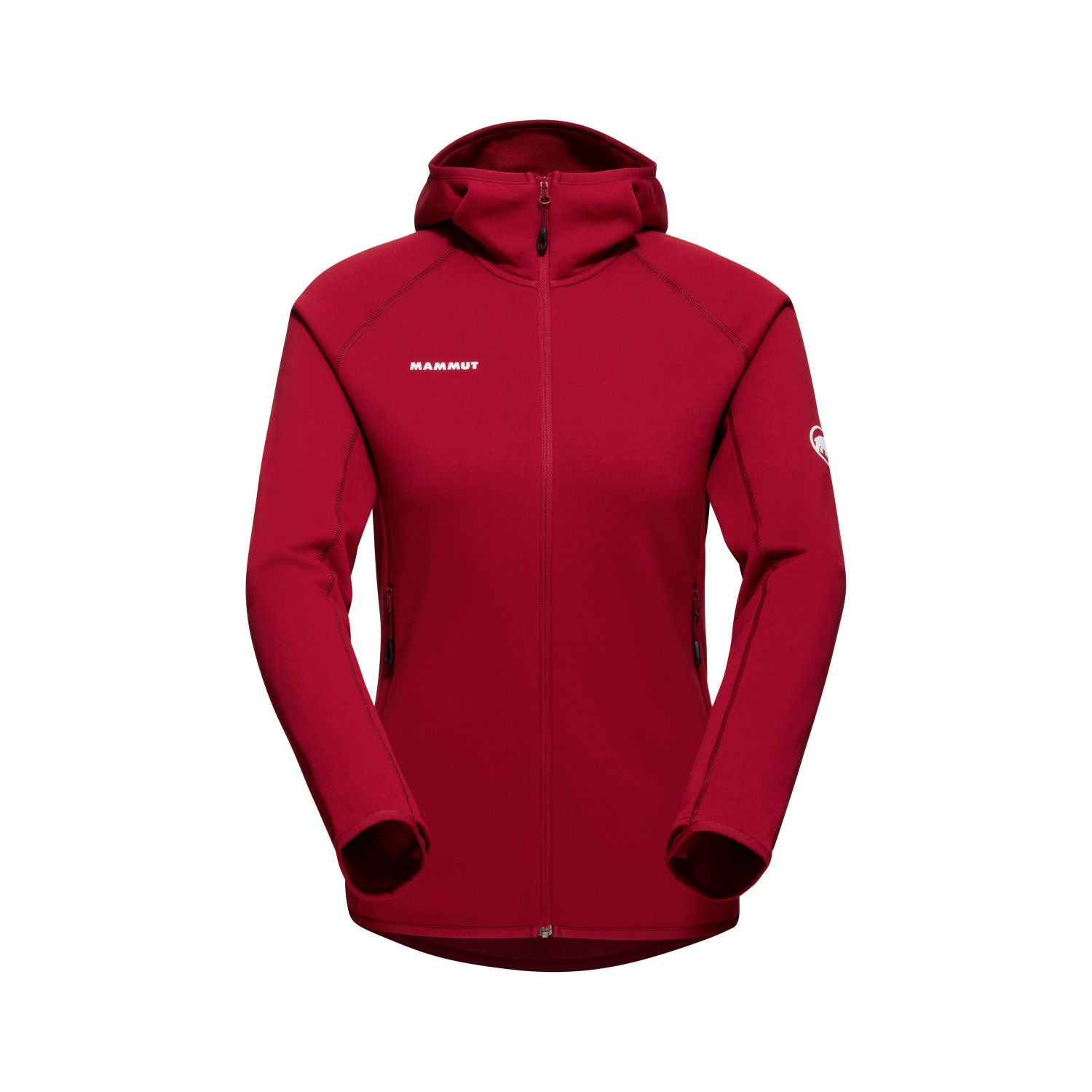 Flīsa jaka Mammut Aconcagua ML Hooded sieviešu Blood Red