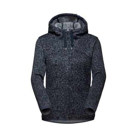 Flīsa jaka Mammut Chamuera ML Hooded sieviešu Marine