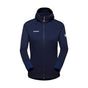 Flīsa jaka Mammut Taiss Light ML Hooded sieviešu Marine