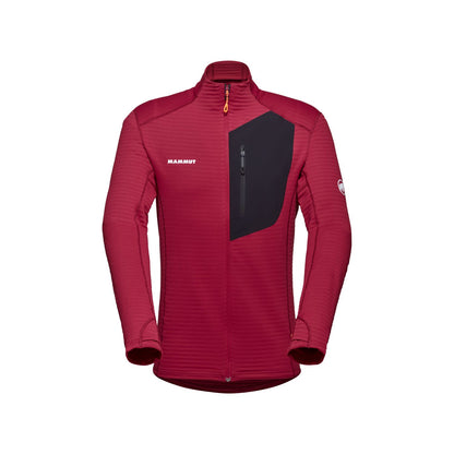 Flīsa jaka Mammut Taiss Light ML vīriešu Blood Red-Black S