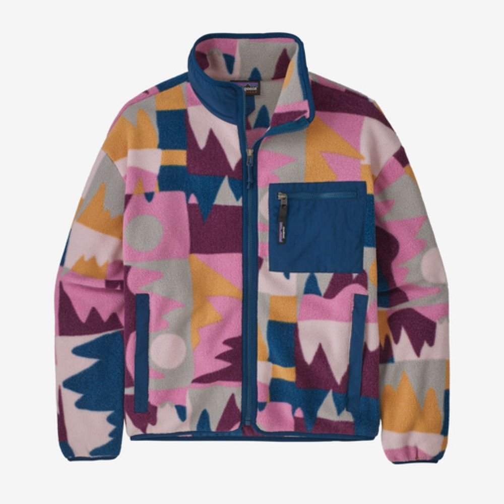 Flīsa jaka Patagonia Synchilla® sieviešu Frontera: Marble Pink