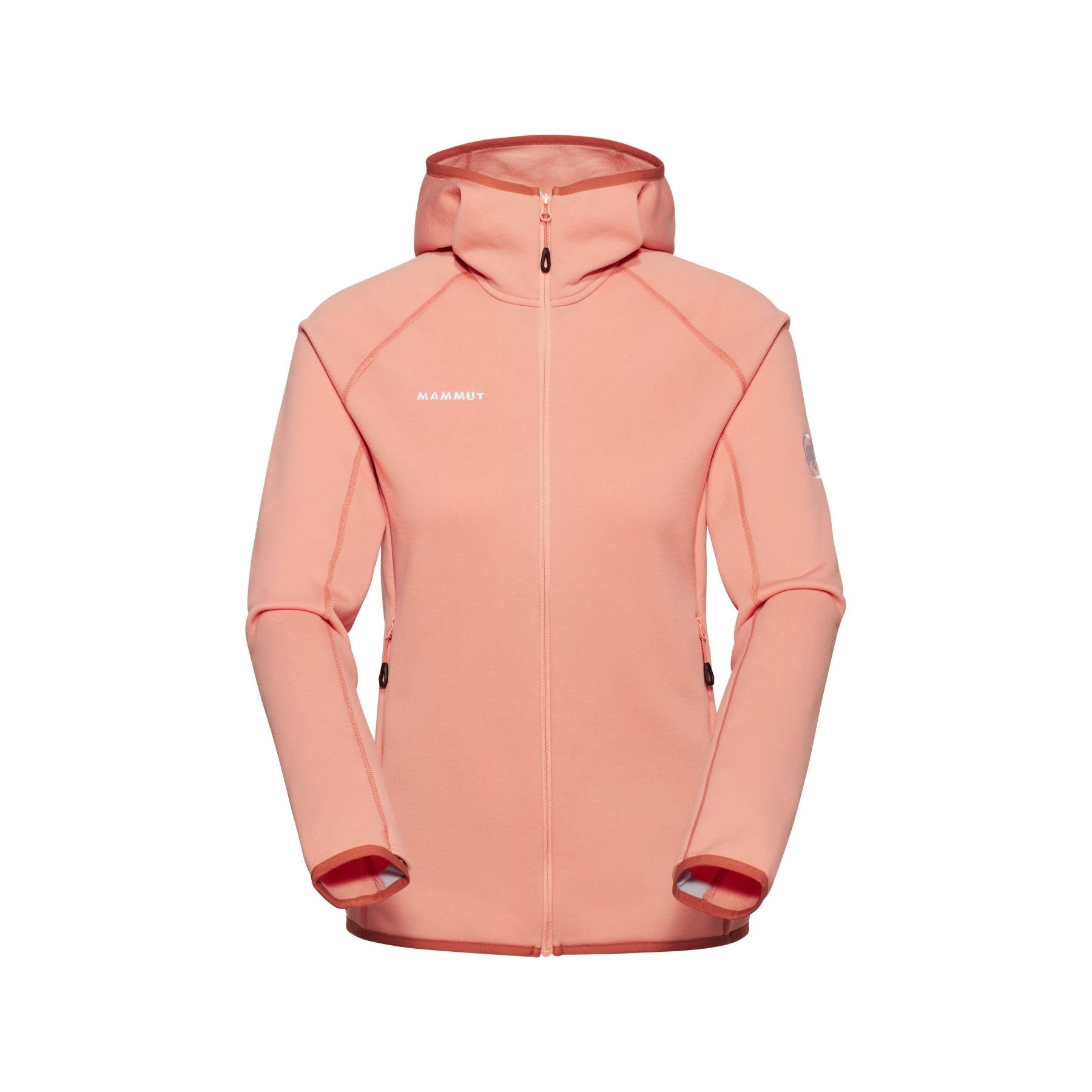 Mammut flīsa jaka Aconcagua ML Hooded sieviešu Quartz Dust