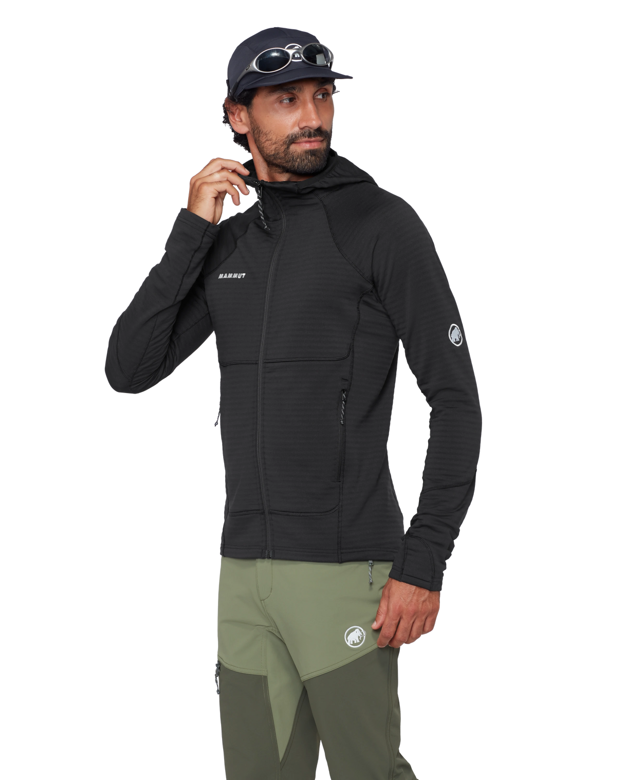 Flīsa jaka Mammut Taiss Light ML Hooded vīriešu