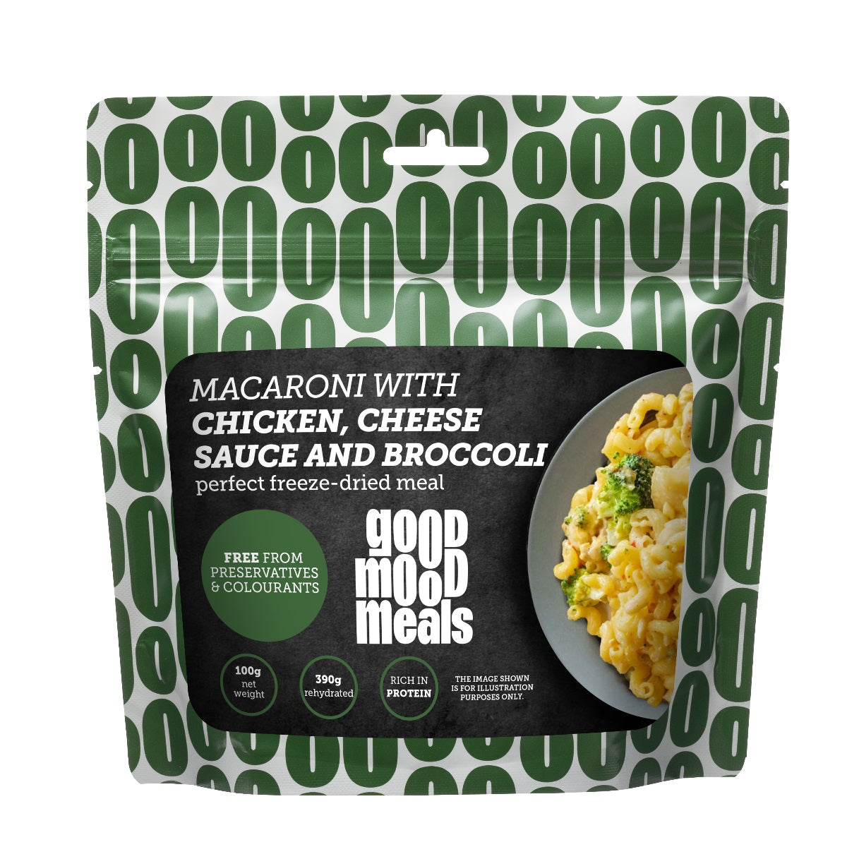 Pārgājienu pārtika Good Mood Meals Makaroni ar vistu