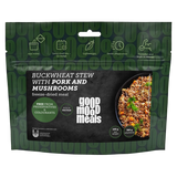 Freeze-dried food Good Mood Meals Buckwheat stew with pork and mushrooms