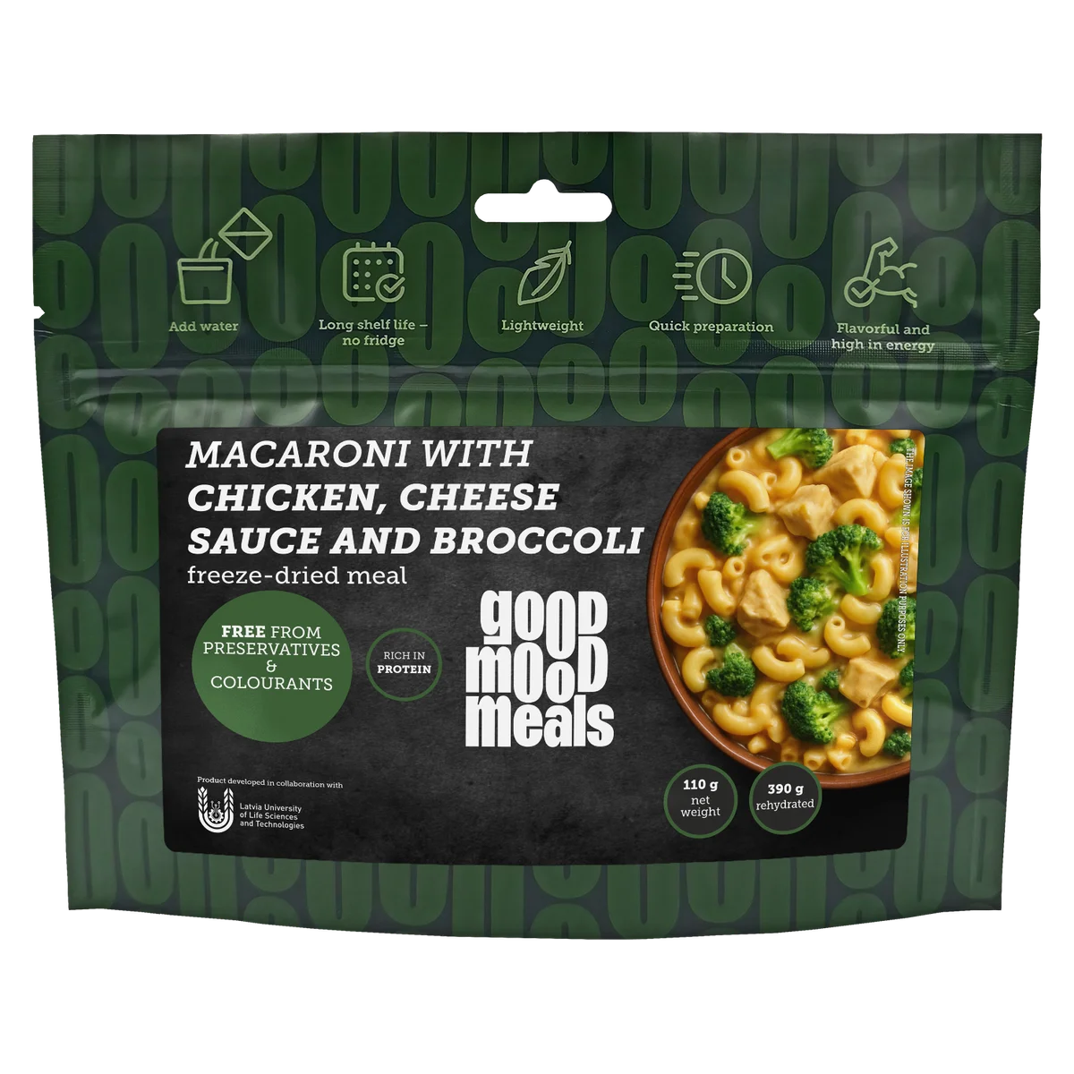 Freeze-dried food Good Mood Meals Pasta with chicken