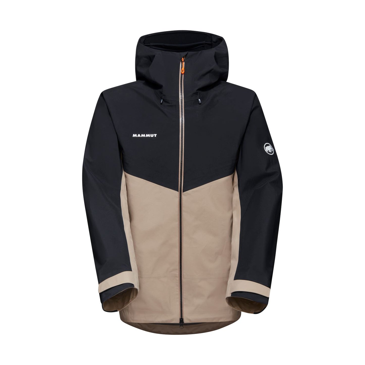 Lietus jaka Mammut Crater IV HS Hooded vīriešu Savannah-Black