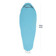 Guļammaisa Iekšpalags Sea To Summit Breeze Sleeping Bag Liner Mūmija kompakts