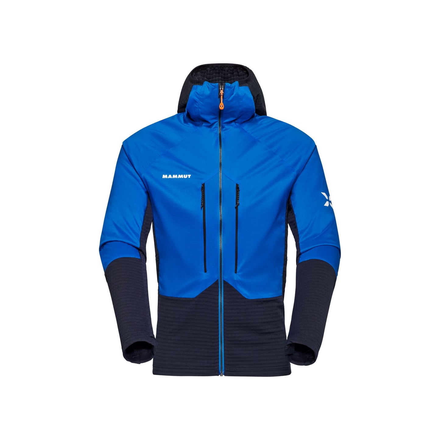 Hibrīdjaka Mammut Eiger Nordwand ML Hybrid Hooded vīriešu Azurit-Night