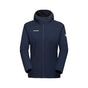 Hibrīdjaka Mammut Rime Light IN Flex Hooded Loopinsulation sieviešu Marine